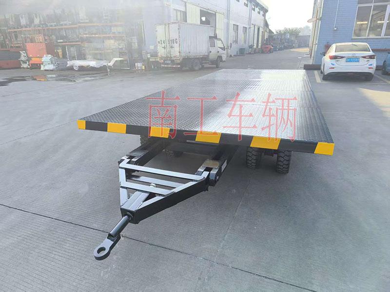 8噸牽引平板拖車 工業用工具拖車無動力